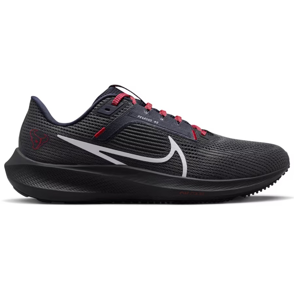 Nike Anthracite Houston Texans Zoom Pegasus 40 Running Shoe Sz 10.5